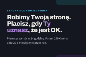 Strony www dla polskich firm w NL — płacisz, gdy jest OK